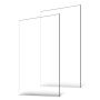 Plexiglas akriliniai lakštai, 2 vnt., 24x48 colių, 1/8 colio storio, skaidrūs
