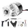 250 W 24 V šepetėlinis nuolatinės srovės variklis, 2700 aps./min., greičio reguliatorius, droselio rankenėlė, kartingams, E. dviračiams, motociklams