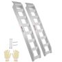 Aliuminio pakrovimo rampos 72" x 15", 2 vnt., 8810 svarų talpa
