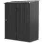 Sodo sandėliukas Outsunny 162x95x196cm., juodos spalvos