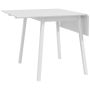 Valgomojo stalas Homcom 110x86x75cm., baltos spalvos