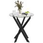 Valgomojo stalas Homcom 70x70x75cm., juodos spalvos