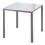 Valgomojo stalas Homcom 75x75x75cm., pilkos spalvos