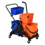 Тележка для уборки Homcom 78x45x95 см, различные цвета.