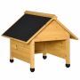 Чехол для газонокосилки Outsunny 75x76x70 см, светло-коричневый/черный