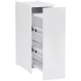 Тумба для ванной Homcom 47x25x66,5см, белого цвета