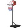 Vaikiškas krepšinio lankas su stovu Sportnow 74x72x246cm., juodos spalvos