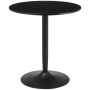 Valgomojo stalas Homcom 70x70x75cm., juodos spalvos