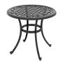 Lauko staliukas Outsunny 60x60x53cm., juodos spalvos