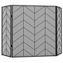 Židinio apsauga Homcom 135x1,2x85cm., juodos spalvos