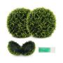 Set of 2 boxwood balls 55x55cm., green color