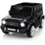 Children's electric car 67x114x53.5cm., black