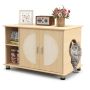Cat litter box 82x48x52cm., light brown