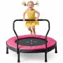 Mini trampoline 102x77cm., pink/black