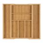 Cutlery tray 5x30x46cm., light brown
