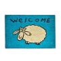 Doormat "Welcome" 40x60 cm., blue