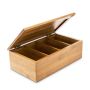 Tea bag organizer 9x27.5x15.5cm., light brown
