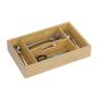 Cutlery tray 7x23x37cm., light brown