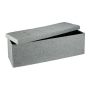 Folding bench 38x114x38cm., gray