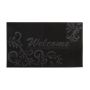 Rubber door mat 75x45 cm.