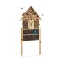 Insect hotel 79x49x12cm., light brown