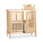 Bathroom cabinet 61.5x66x29cm., light brown