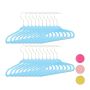 Clothes hangers 20pcs, mint/silver color