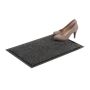 Doormat 40x60 cm., black/dark gray