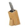Knife stand 25x11x17cm., light brown/black