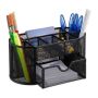 Writing instrument organizer 10.5x22x11 cm., black