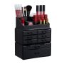 Makeup organizer with drawers 30x24x14cm., black