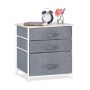 Living room shelf 53x48x40cm., gray/white