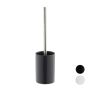 Toilet brush 36x9.5cm., silver/dark gray/black