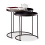 Set of 2 tables, black