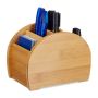 Writing instrument organizer 12x16x10.5 cm., light brown