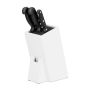 Knife stand 25x11x17cm., white/black