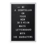 Board 45x30x2cm., black/white