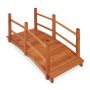 Garden bridge 56x140x60cm., light brown