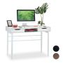 Desk with drawers 77x110x55cm., white