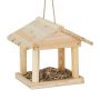 Bird feeder 22x26x22cm., light brown