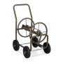 Garden hose cart 80x47x70cm., brown/black/silver