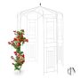 Plant arch 250x160x160cm., white