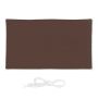Rectangular sun awning 200x400cm., brown