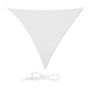 Triangular sun awning 300x300x300cm., white