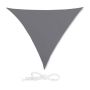 Triangular sun awning 500x500x500cm., gray