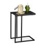 Side table 59.5x30x45cm., black