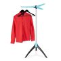 Clothes rack 128x56.5cm., silver/mint/black