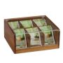 Tea bag organizer 9.5x22x20.5cm., dark brown