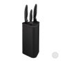 Knife stand 22.5x13.5x12.5cm., black
