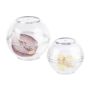 Set of 2 transparent small items organizers.